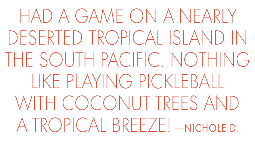 InPickleball | Tropical Island
