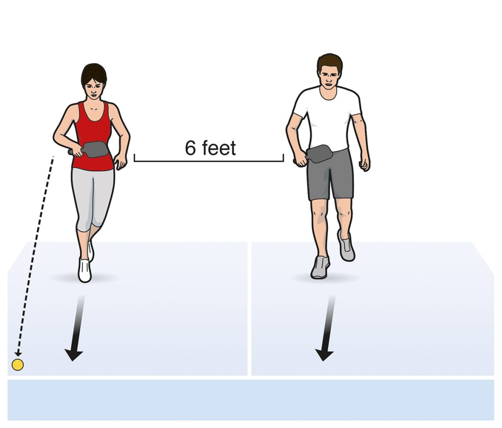 InPickleball | Follow the ball down the line