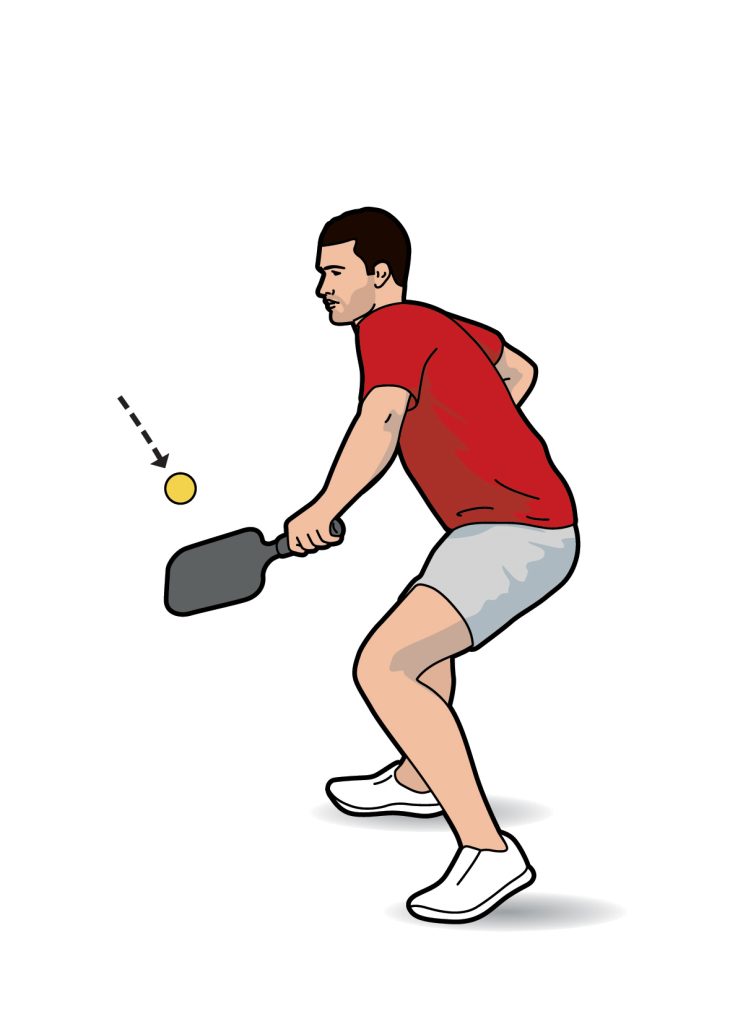 InPickleball | Repeat with paddle hitting ball on descent