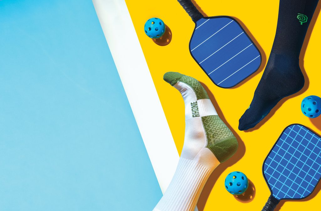 InPickleball | pickleball socks that rock | Rhone | Baddle