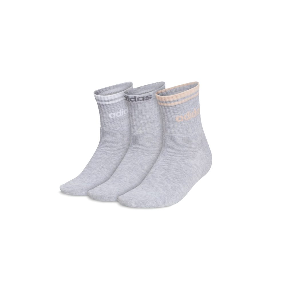 InPickleball | pickleball socks that rock | ADIDAS Sport Stripe High Quarter Socks