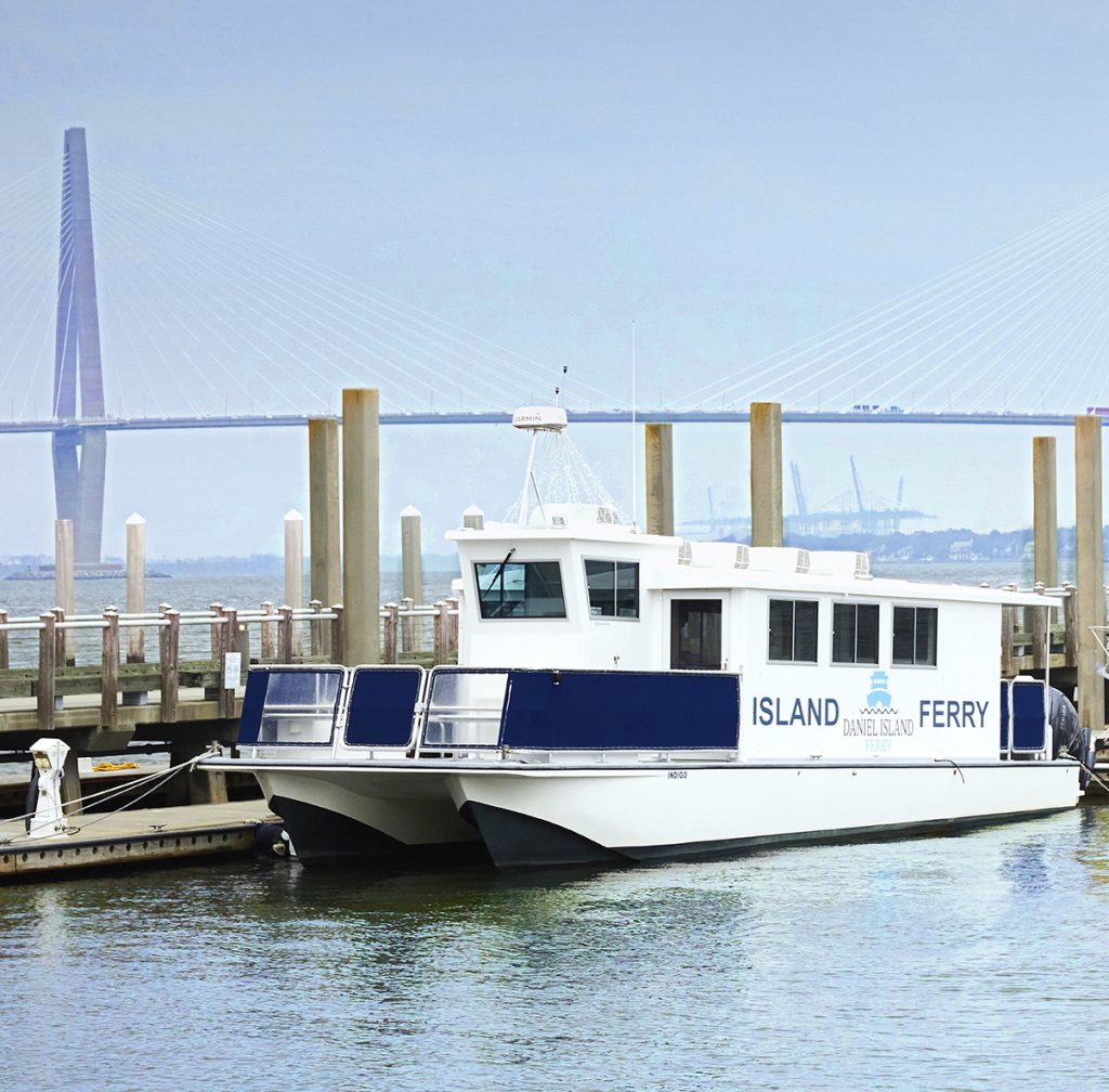 InPickleball | Daniel Island Ferry at the Charleston Maritime Center dock
