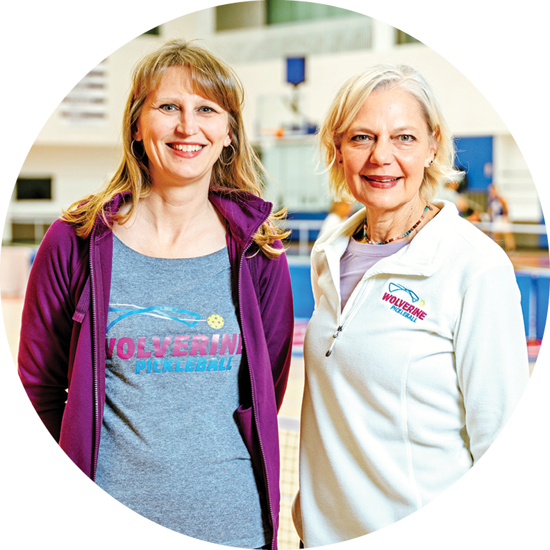 InPickleball | Wolverine Pickleball Club | Christy Howden and Leslie White