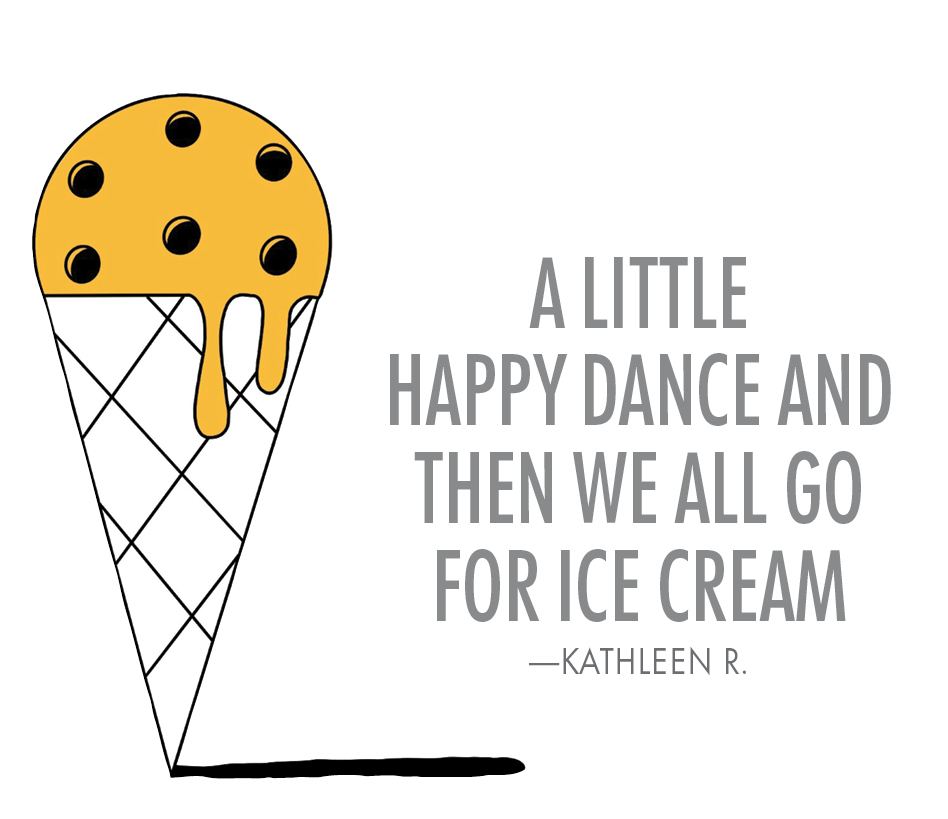 InPickleball | Heard on the Court | Happy dance and ice cream